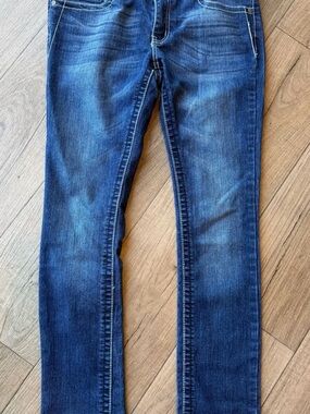 Miss Jeaniest Women's Skinny Jeans - Blue Wash